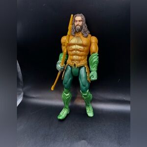 Aquaman Jason Momoa 11.5" Action Figure 2018 Mattel Toys DC Comics Tested/Works
